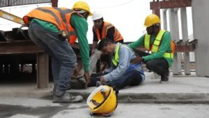 Acidentes mais comuns em obras
