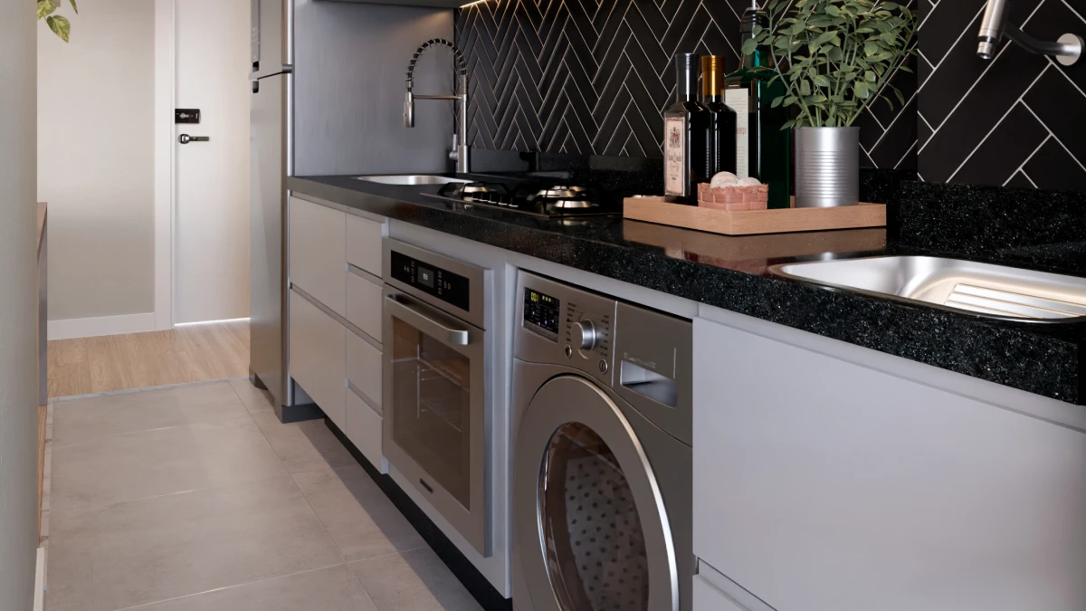 Imagem sobre Apartamento Essencia Campolim Cozinha