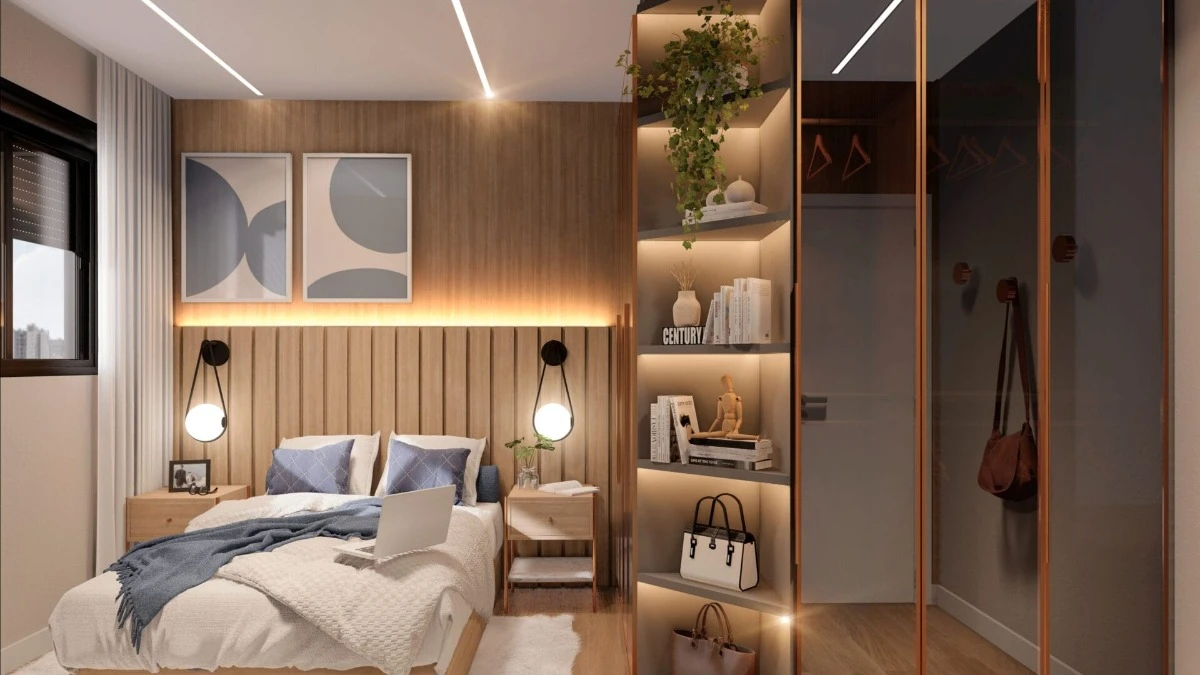 Imagem sobre Apartamento Mansoes Residencial Quarto