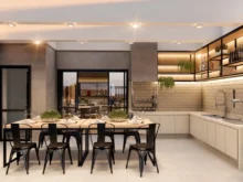 Imagem sobre Area Gourmet Apartamento Mansoes Residencial