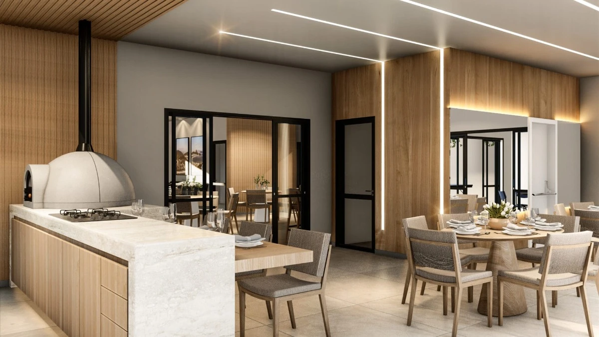 Imagem sobre Forno de Pizza Area Gourmet Apartamento Ipa Club Sorocaba