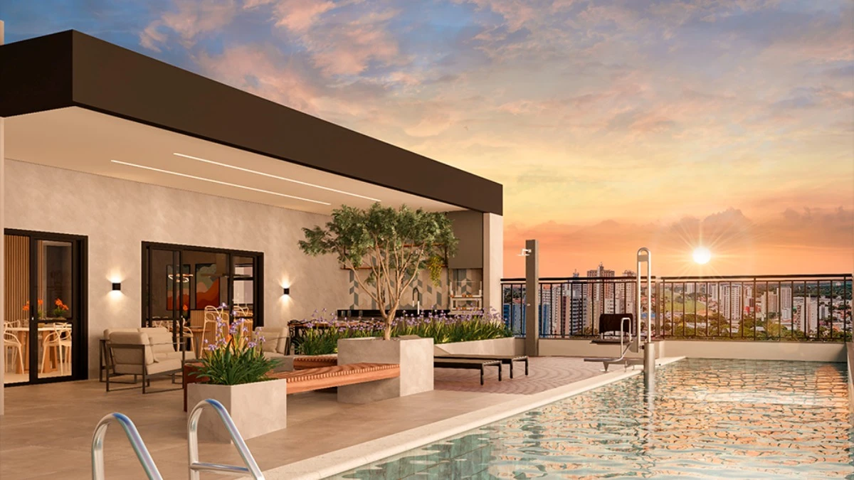 Imagem sobre Piscina Apartamento Essencia Campolim