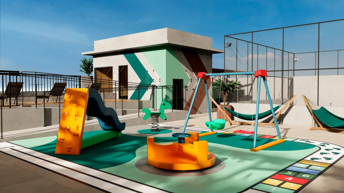 Imagem sobre Playground Kids Apartamento Taquaral Residence