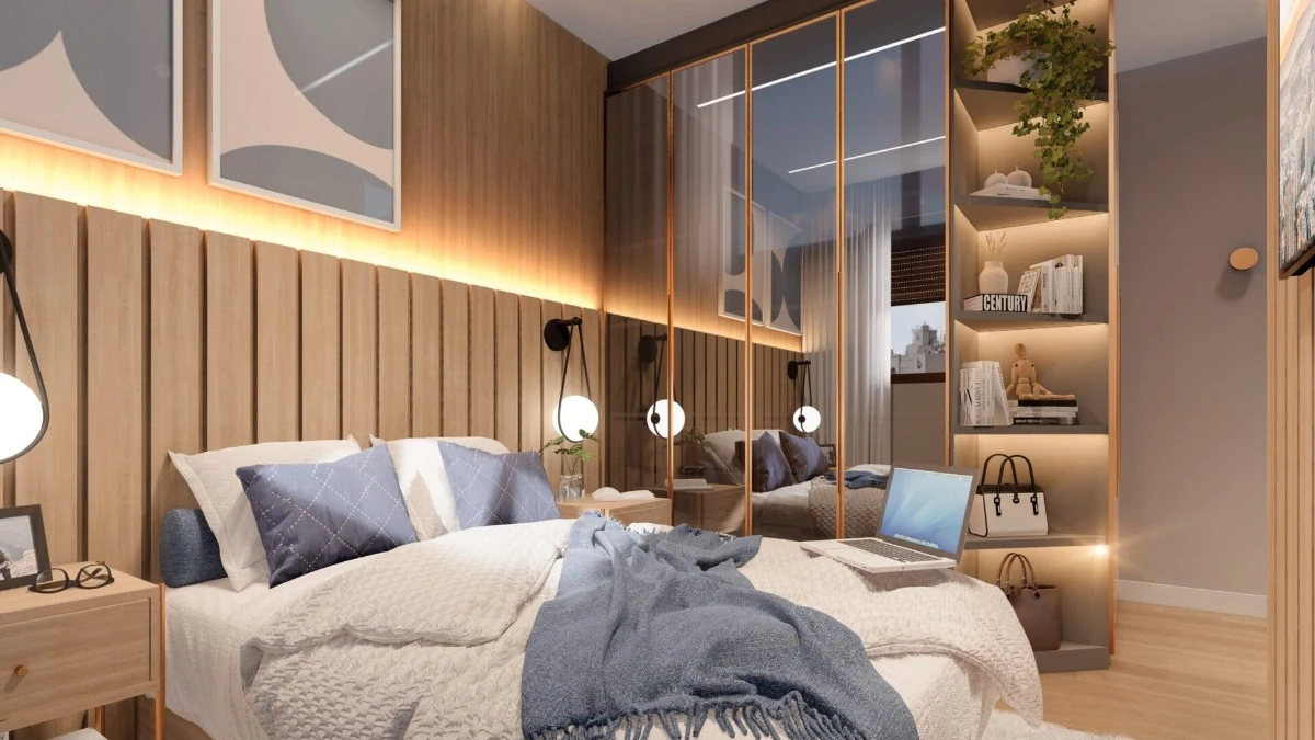 Imagem sobre Quarto Apartamento Mansoes Residencial