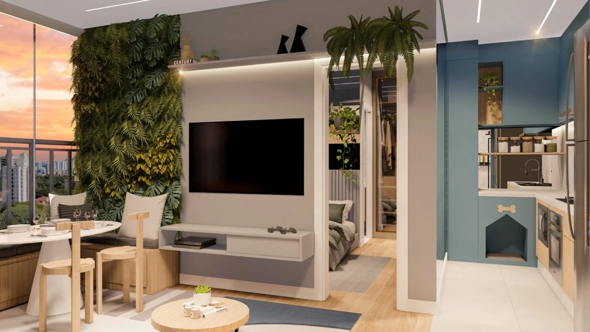 Imagem sobre Sala de Estar Apartamento Ipa Club