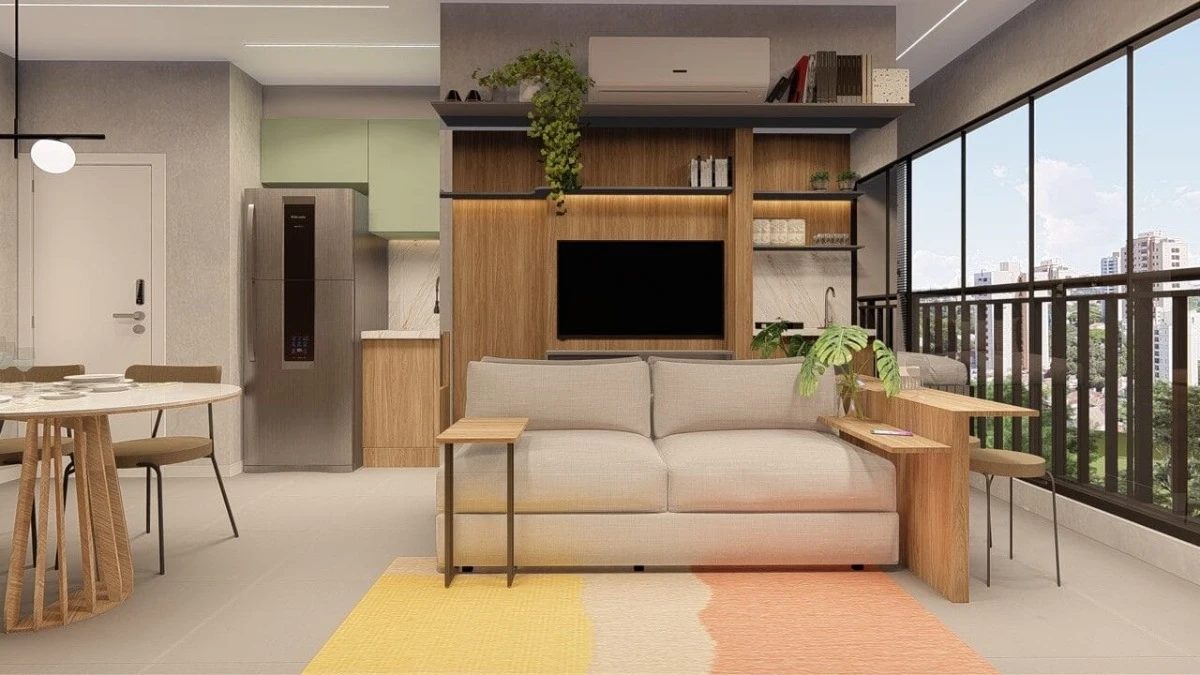 Imagem sobre Sala de Jantar Apartamento Taquaral Residence