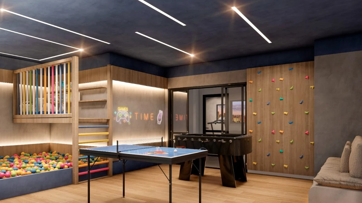 Imagem sobre Sala de Jogos Apartamento Mansoes Residencial