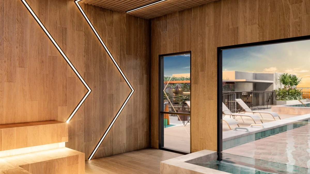 Imagem sobre Sauna Apartamento Taquaral Residence