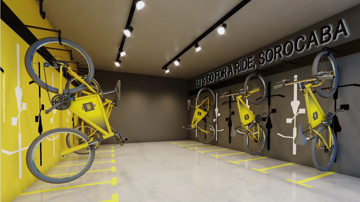 Imagem sobre Bicicletario Apartamento Jjr Buena Vista