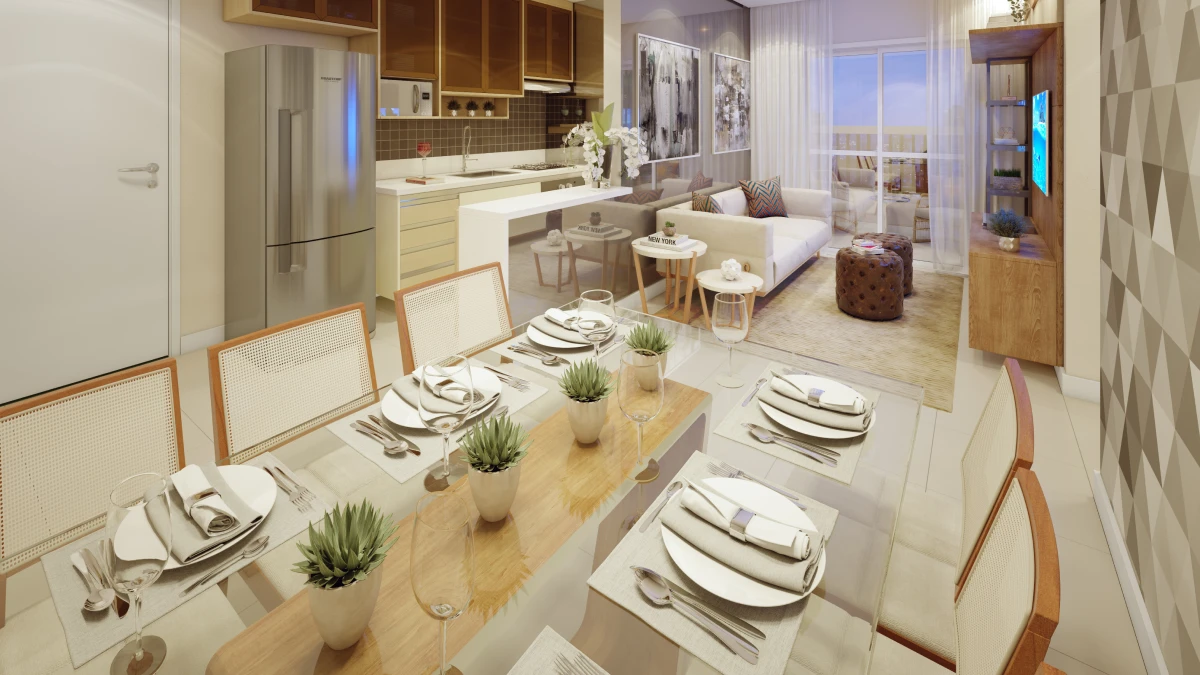 Imagem sobre Sala de Jantar Apartamento Jjr Buena Vista