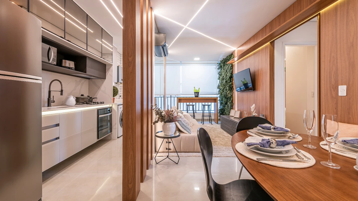 Imagem sobre Sala e Cozinha Apartamento Jjr Buena Vista
